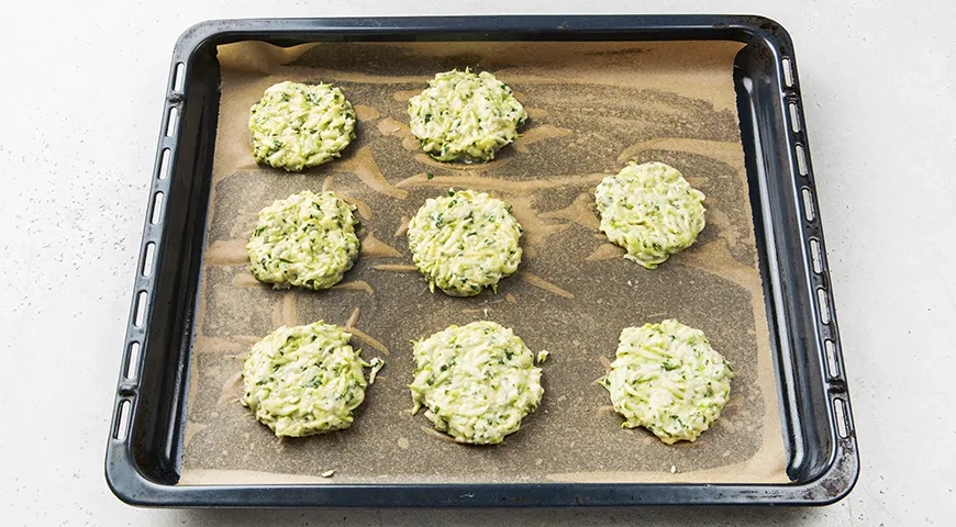 Оладьи из кабачков в духовке: шаг 5