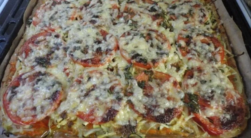 Овощная пицца телеведущих Александра и Екатерины Стриженовых: шаг 5