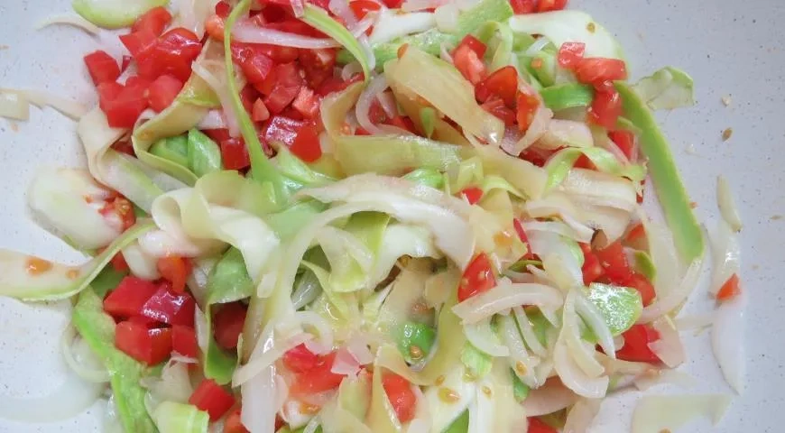 Папарделли из кабачков: шаг 5