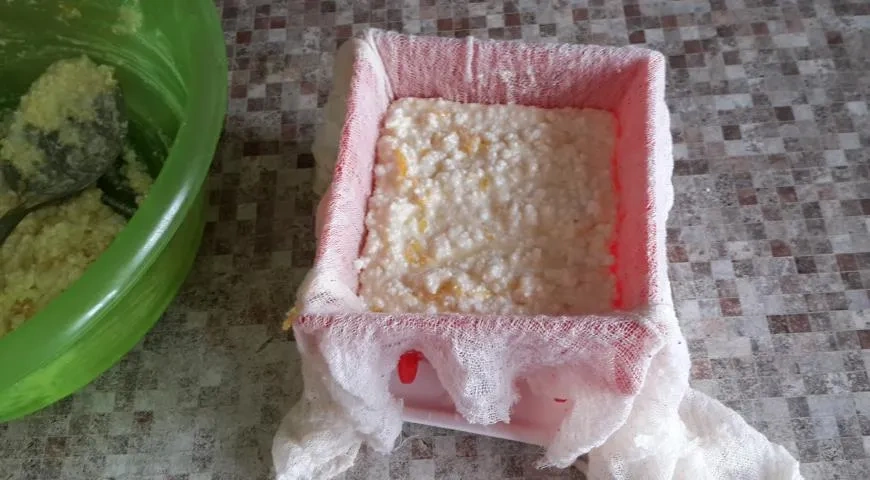 Пасха творожная с апельсином: шаг 5