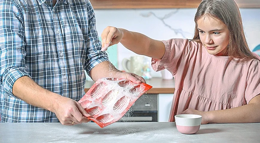 Печенье «Мадлен» с маракуйей: шаг 5