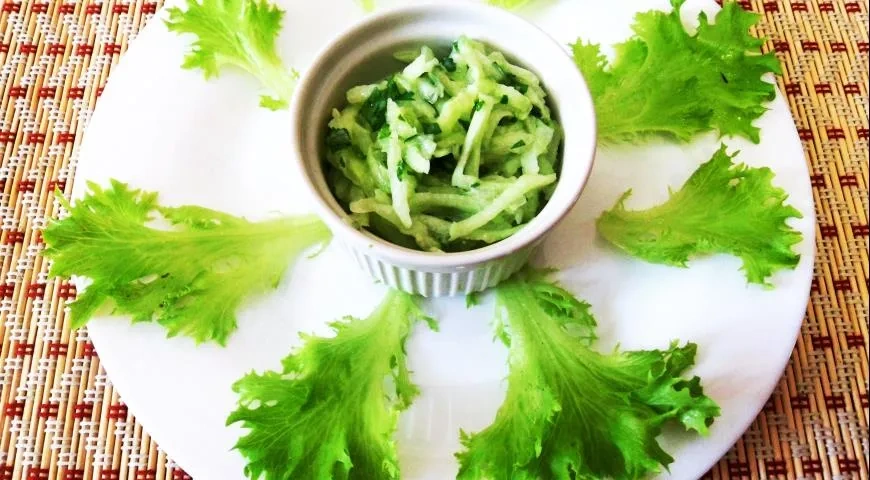 Печеночные оладьи с огуречным соусом: шаг 5