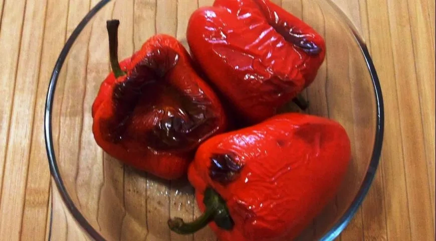 Печеный болгарский перец в ароматной заливке: шаг 5