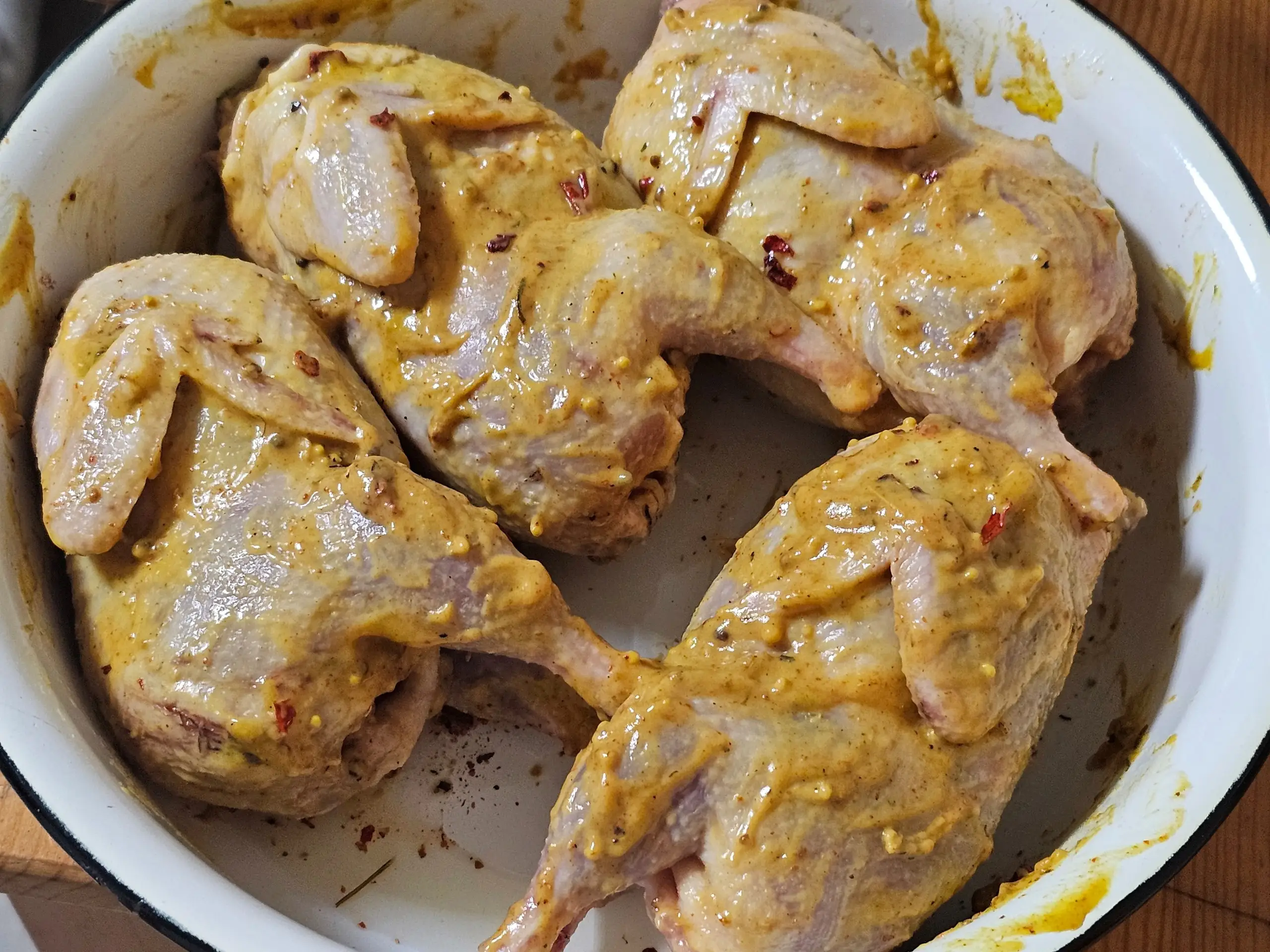 Шаг 5: Перепёлки в духовке в горчичном соусе