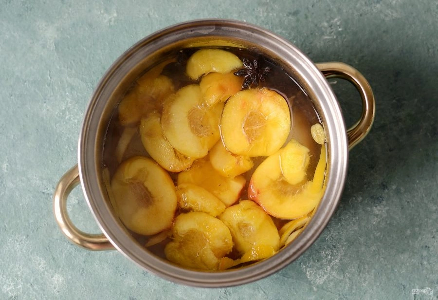 Шаг 5: Персиковый суп