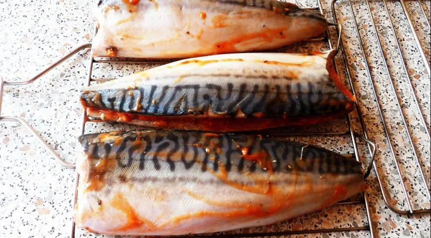 Пикантная скумбрия на гриле: шаг 5