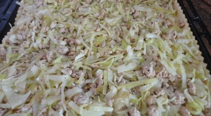 Пирог из белокочанной капусты: шаг 5