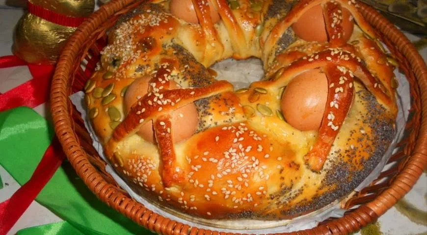 Пирог на молочной сыворотке к Пасхе: шаг 5