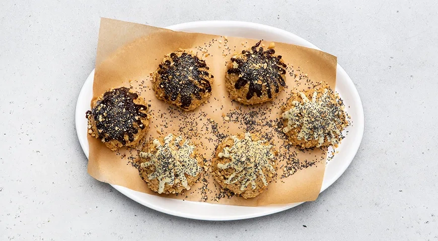 Пирожное Муравейник из печенья Рыбки: шаг 5