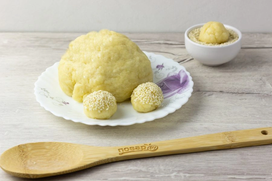 Шаг 5: Постное печенье с кунжутом