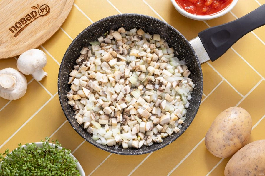 Шаг 5: Постных голубцов с картошкой