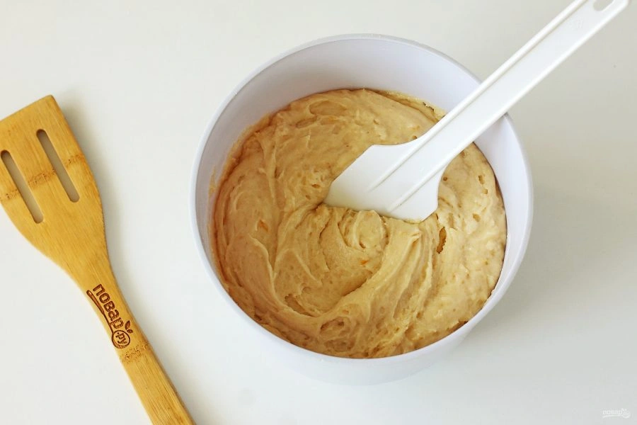 Шаг 5: Постный пирог с яблочным пюре