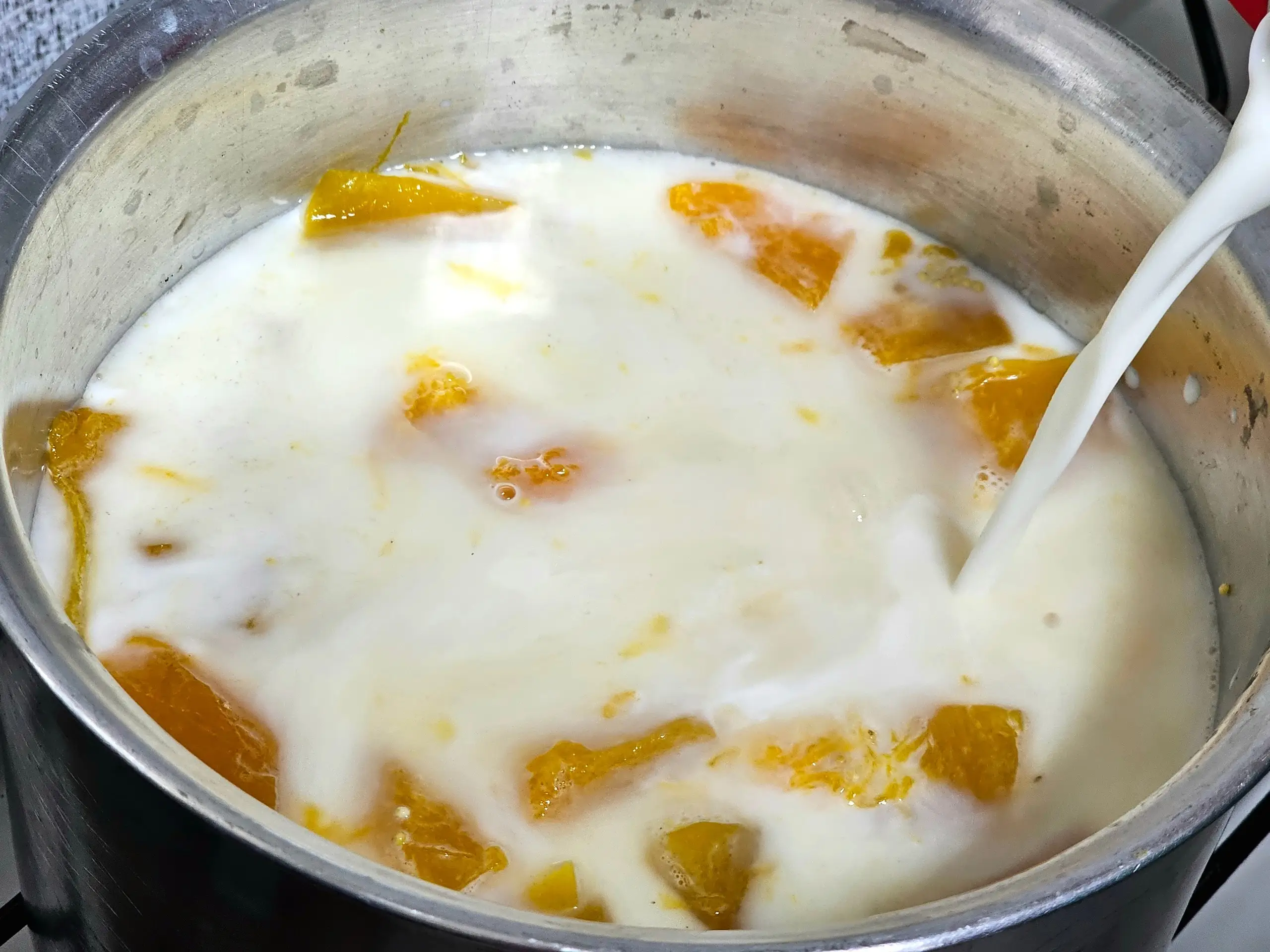 Шаг 5: Пшённая каша с тыквой