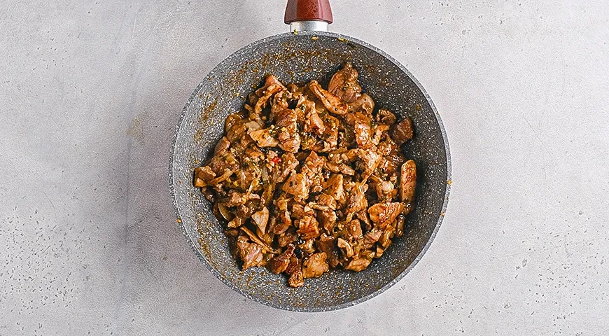 Пулькоги из свинины с рисом: шаг 5