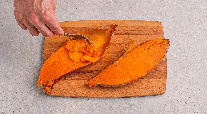 Пюре из батата и картофеля с печеным чесноком: шаг 5