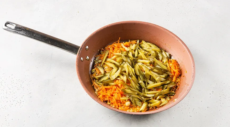 Рассольник с куриными сердечками: шаг 5