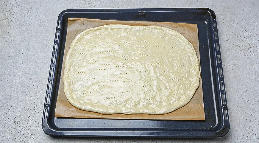 Римская пицца «4 сезона»: шаг 5