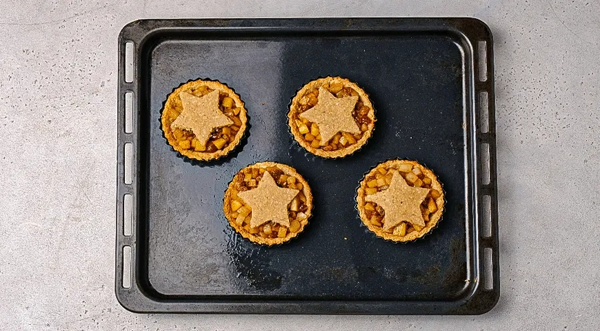 Рождественские корзиночки с фруктовой начинкой: шаг 5