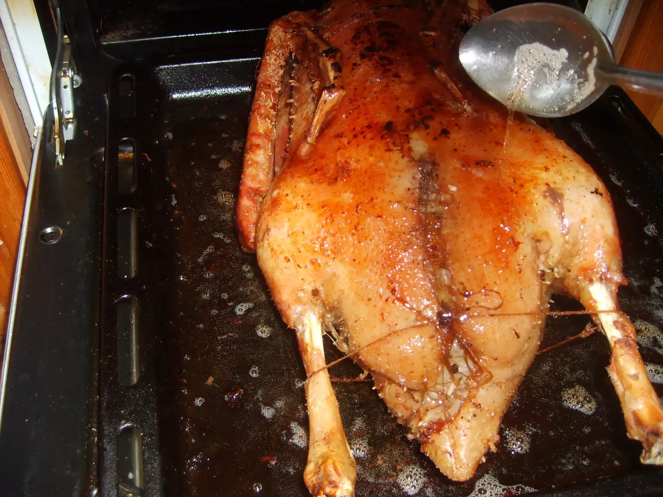 Гусь в яблочно-медовой глазури: шаг 5