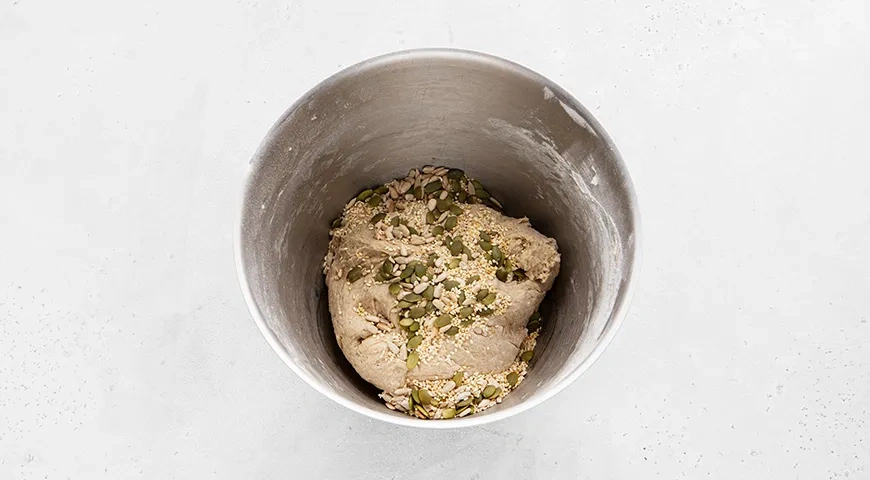 Ржаной хлеб на кефире без дрожжей: шаг 5