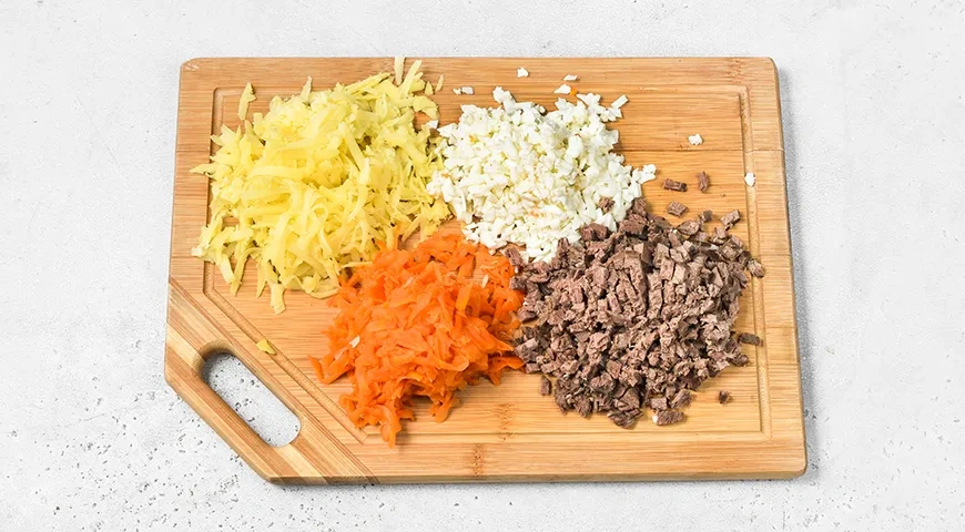 Салат «Генеральский» с редькой: шаг 5