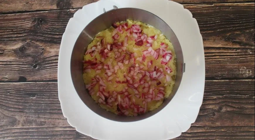 Салат Граф с курицей: шаг 5