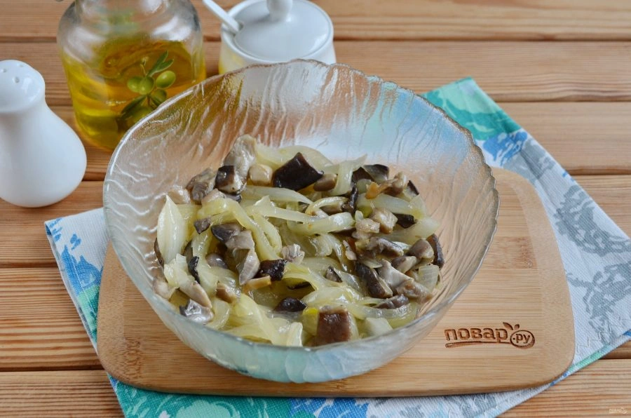 Шаг 5: Салат из кальмар о в