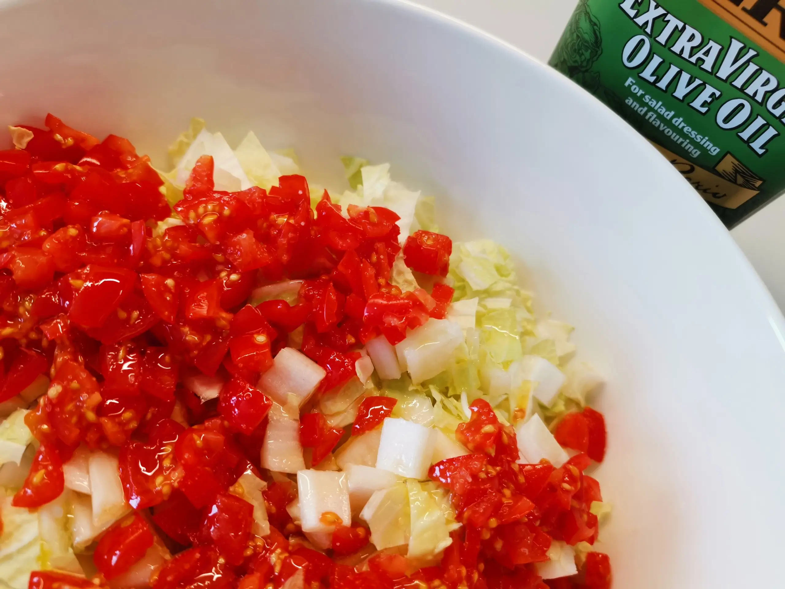 Шаг 5: Салат из пекинской капусты с яйцом