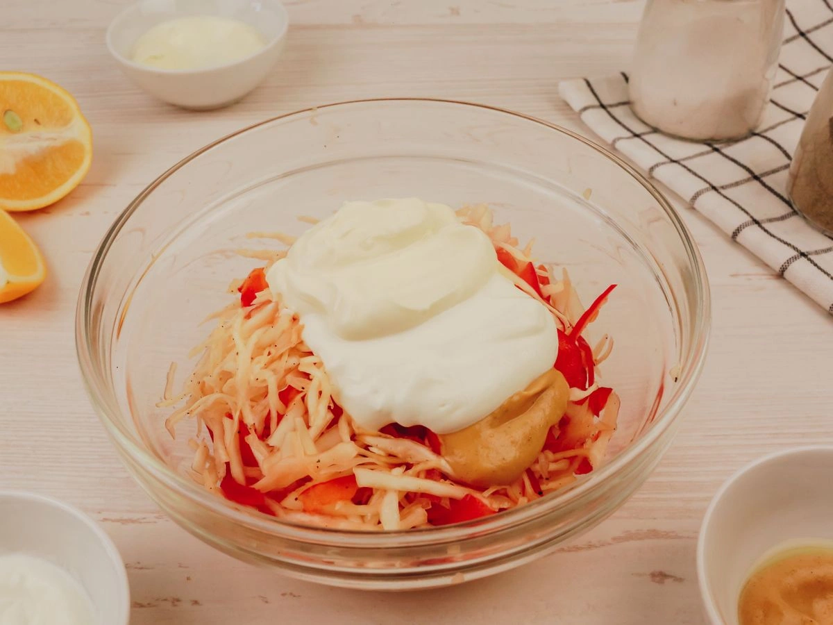 Шаг 5: Салат коул слоу как в KFC