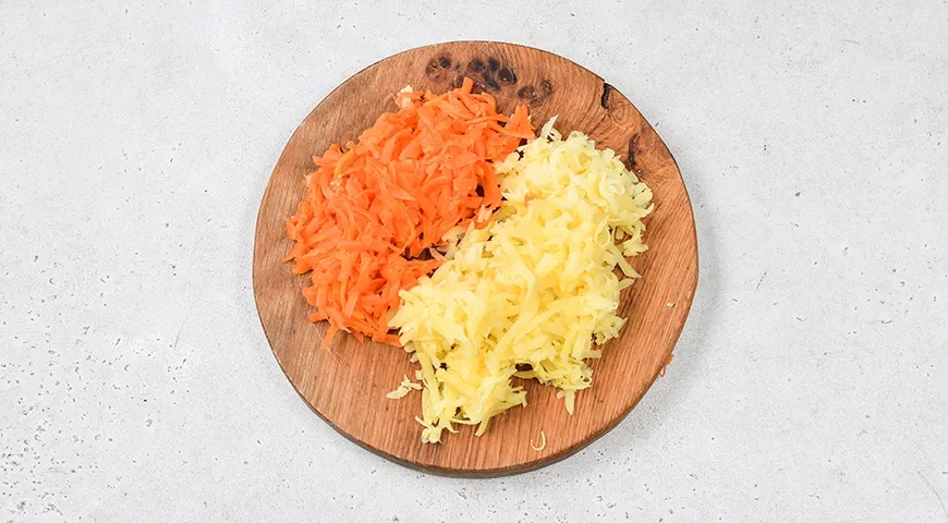 Салат «Мимоза» без майонеза: шаг 5