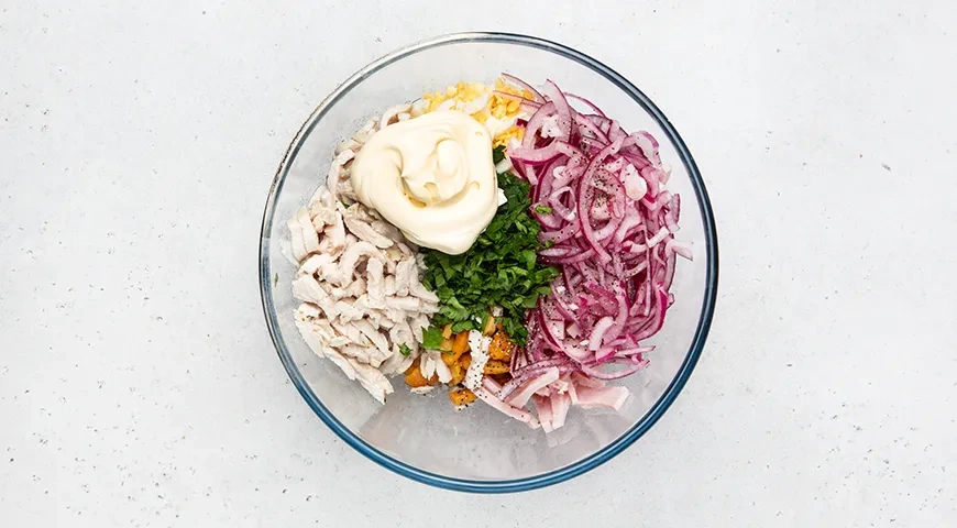 Салат «Мужская мечта»: шаг 5