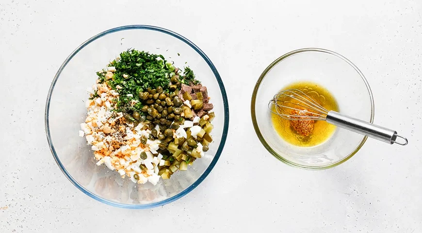 Салат «Мужское счастье»: шаг 5