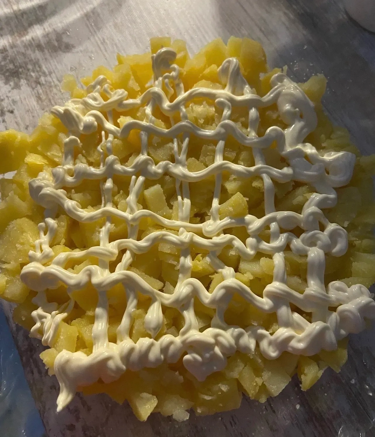 Салат «Невеста» с куриной грудкой: шаг 5