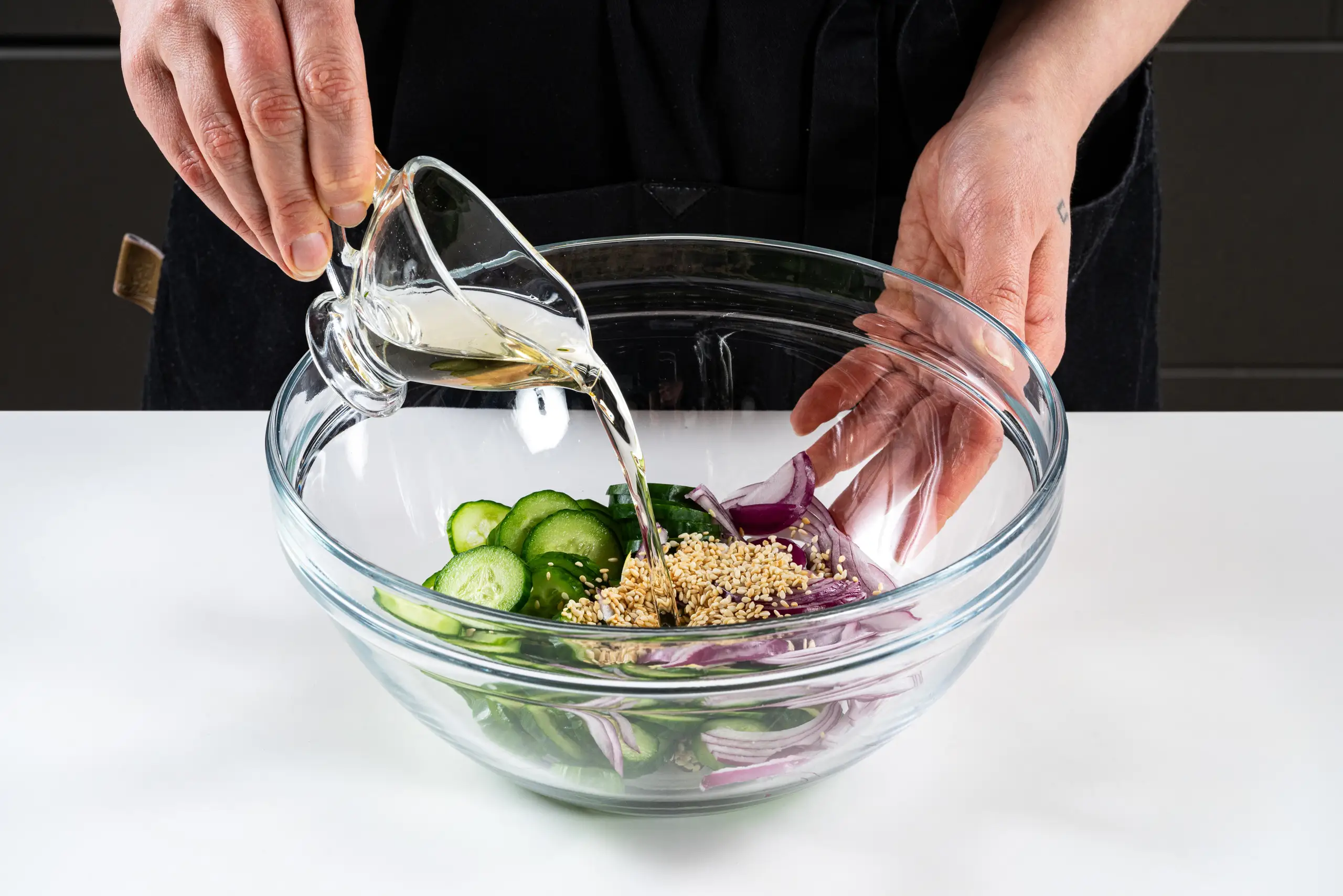 Шаг 5: Салат с фаршем по-корейски