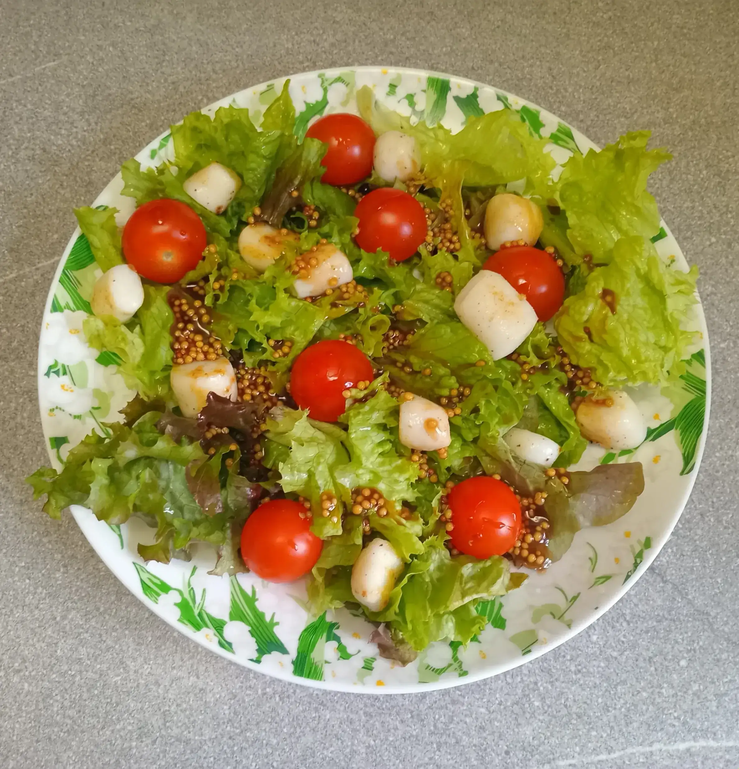 Салат с гребешками: шаг 5