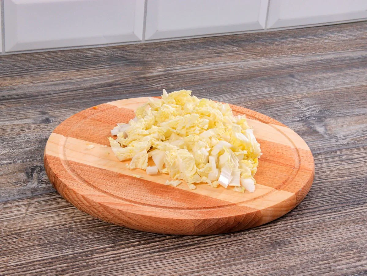 Шаг 5: Салат с курицей и фасолью