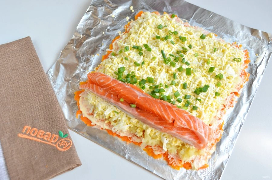 Шаг 5: Салат царский