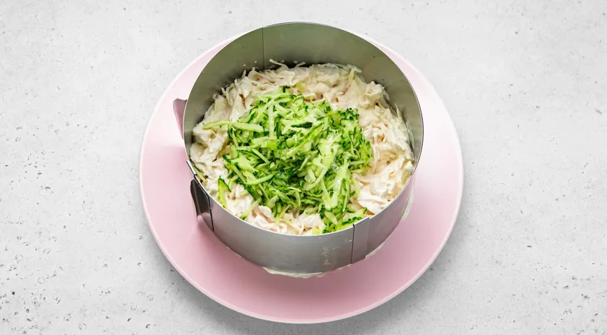 Салат «Женское счастье»: шаг 5