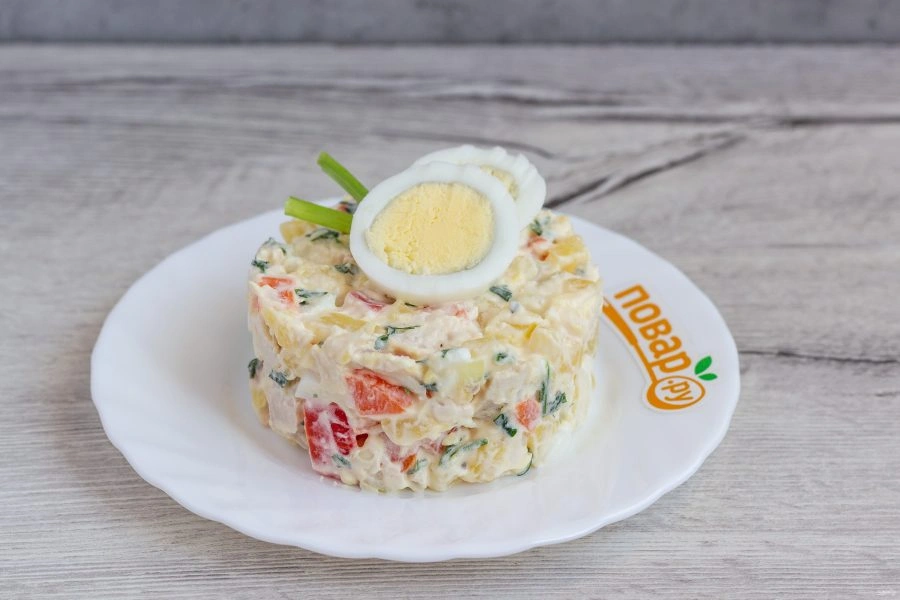 Шаг 5: Салат знакомый