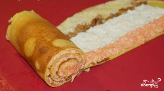 Шаг 5: Салата Пенек с опятами