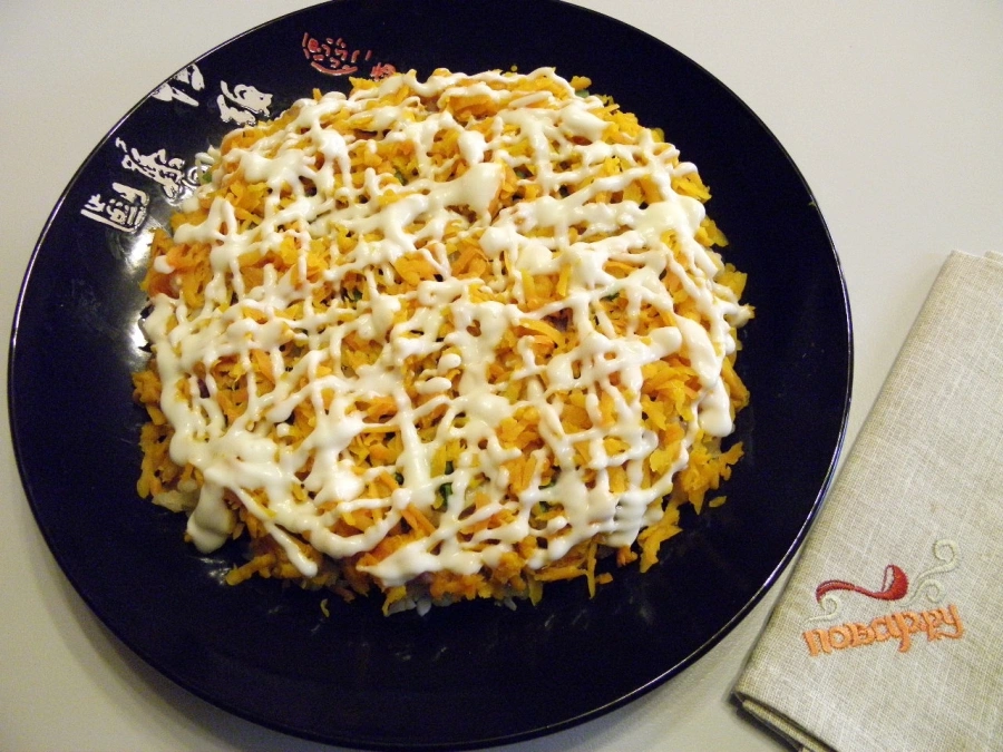 Шаг 5: Сельдь под шубой