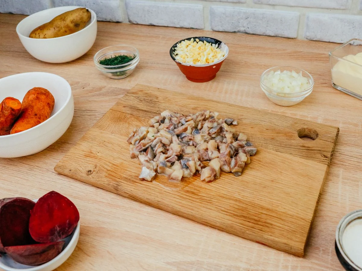 Шаг 5: Селедка под шубой