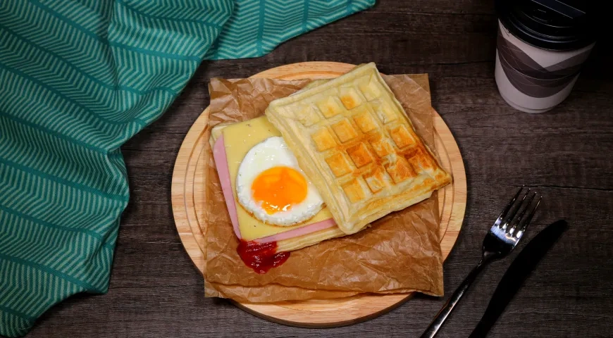 Сэндвичи из венских вафель: шаг 5