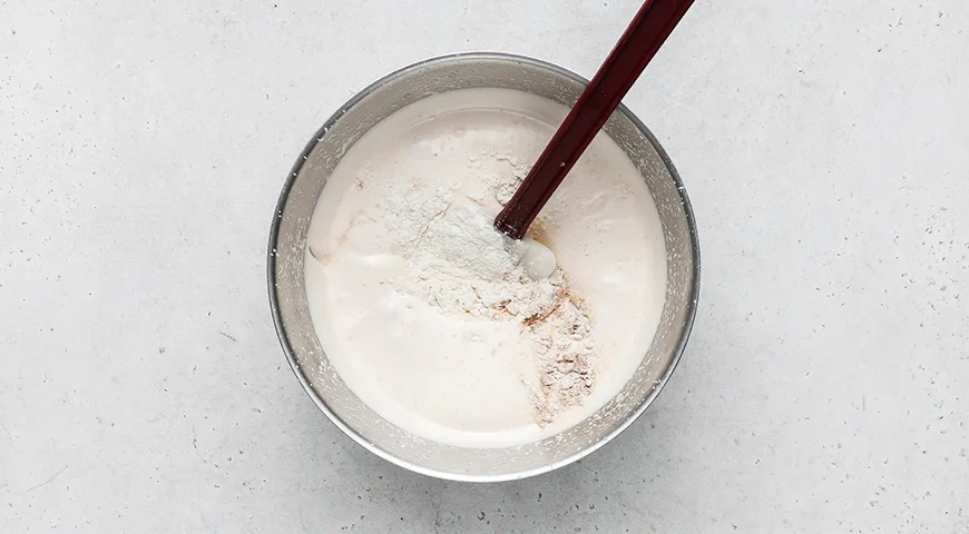 Шарлотка с тыквой и корицей: шаг 5