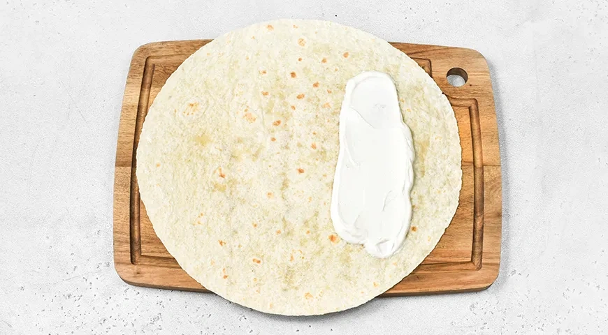 Шаурма в аэрогриле: шаг 5