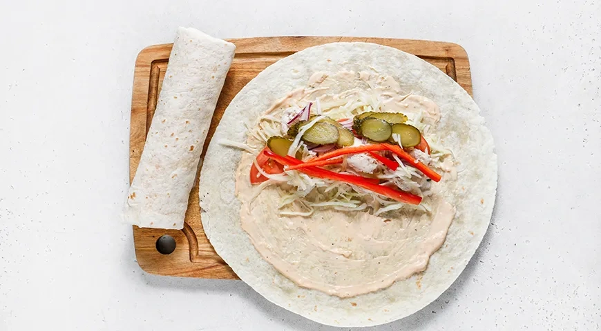 Шаурма в кляре: шаг 5