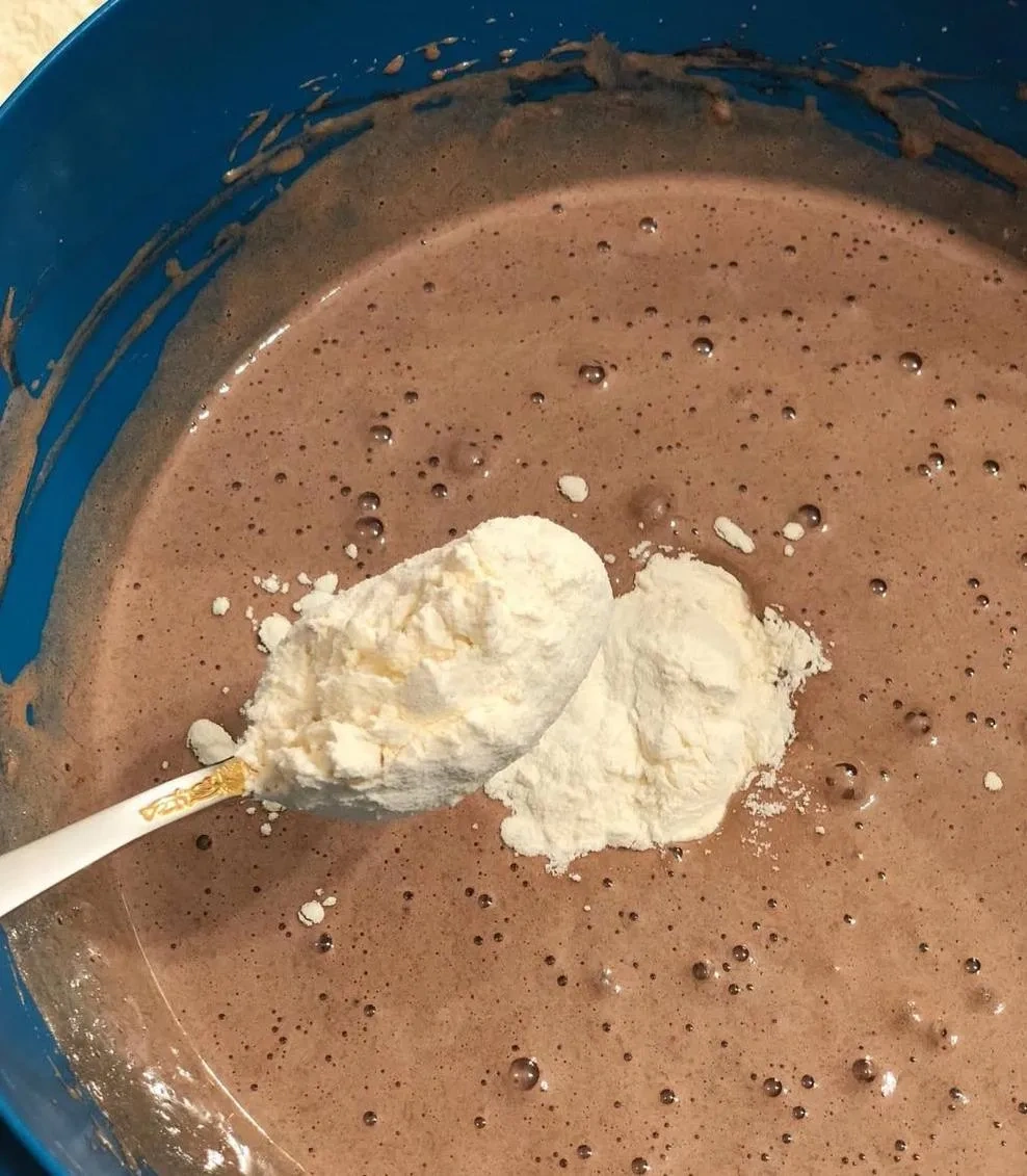 Шоколадно-банановый кекс: шаг 5