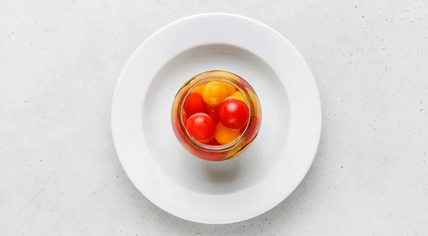 Сладкие маринованные черри: шаг 5