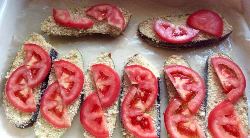 Слоеные баклажаны: шаг 5