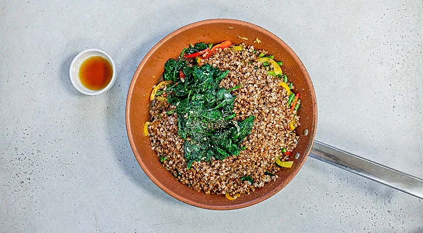 Стир-фрай из гречки: шаг 5